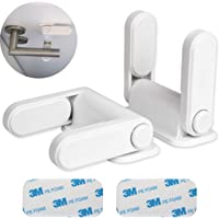 Bloqueo de Manivela de puerta y ventana- Juego de 2+2- Cerradura de seguridad para bebés y niños- Bloqueo de seguridad…